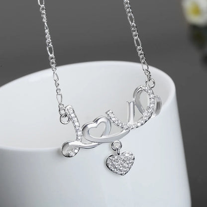 Collier Love - Argent