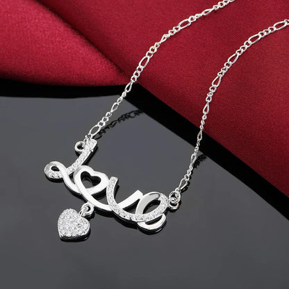 Collier Love - Argent